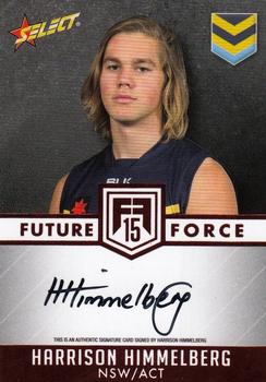 2015 Select Future Force - Red Signatures #FFRS1 Harrison Himmelberg Front